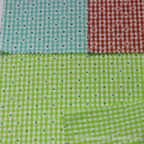 100 cotton lining yarn dyed check shirting fabrics